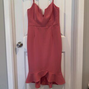 Bardot Pink/Salmon Cocktail Dress